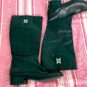 Ralph Lauren black boots suze10B